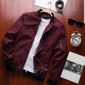 Burgandy satin bomber jacket